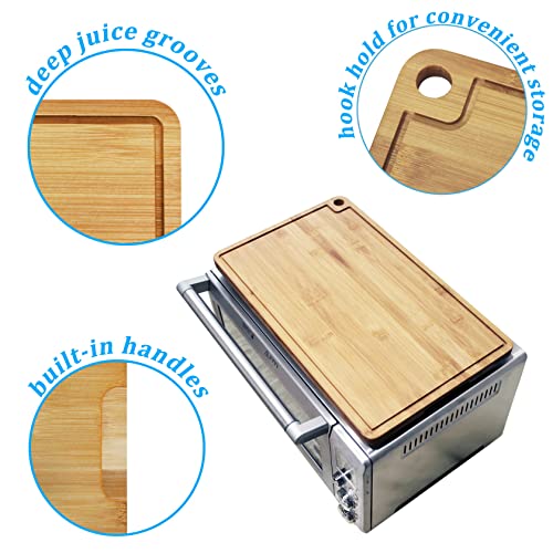 Tabla de Cortar de Bambú con Patas de Silicona para Horno Breville miniatura 7