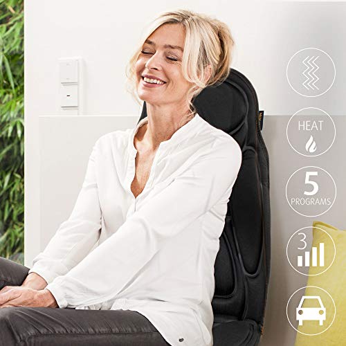 medisana MCH Massagesitzauflage, Vibrationsmassageauflage, 5 Massageprogramme, Sitzauflage für Schultern, Rücken, Taille und Oberschenkel - Sitzheizung mit Wärmefunktion - Image 6