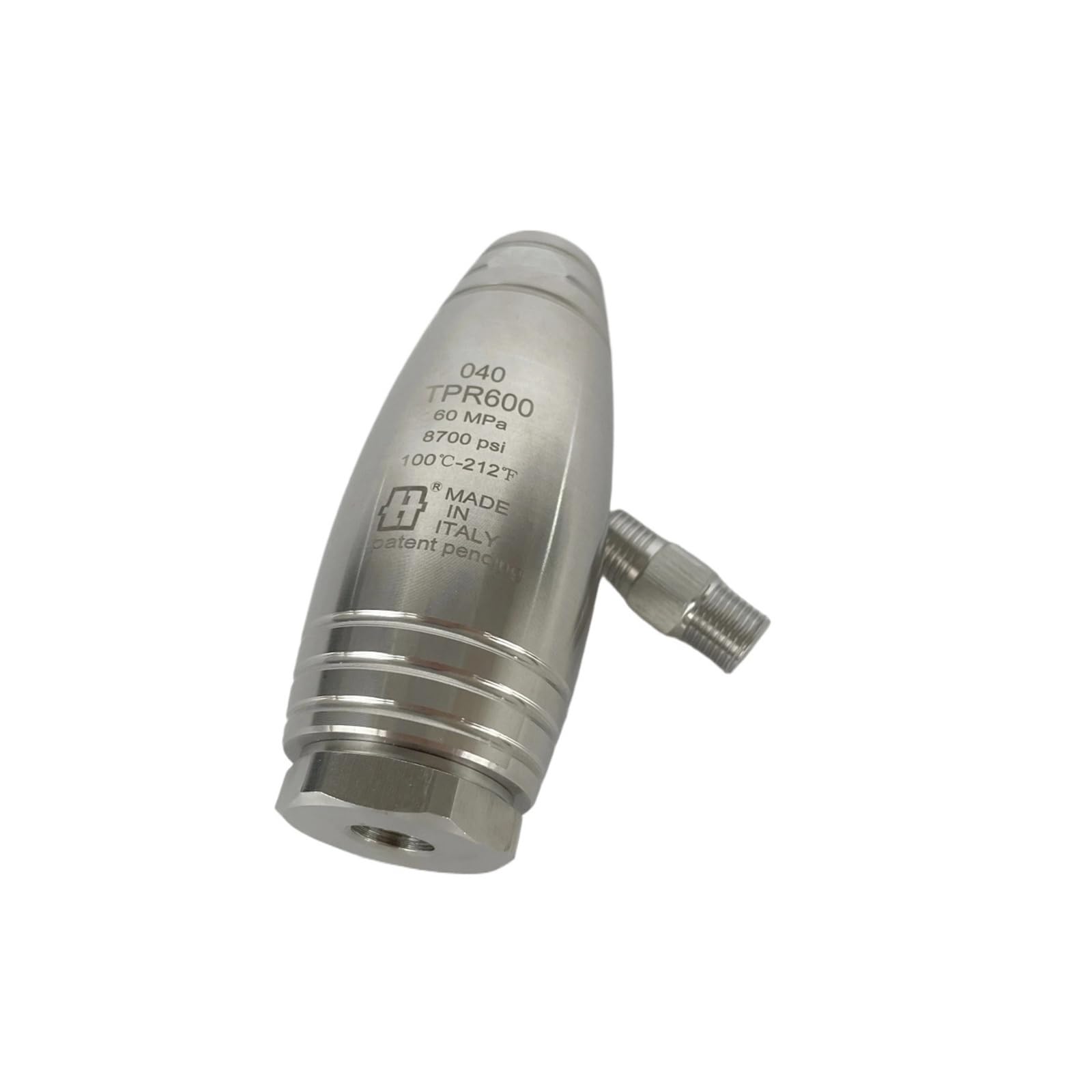 Ugello rotante turbo ad alta pressione da 500/600 bar, attacco rapido da 1/4" con anima in acciaio al tungsteno for la pulizia dell'acqua potabile(500l600 bar 040)