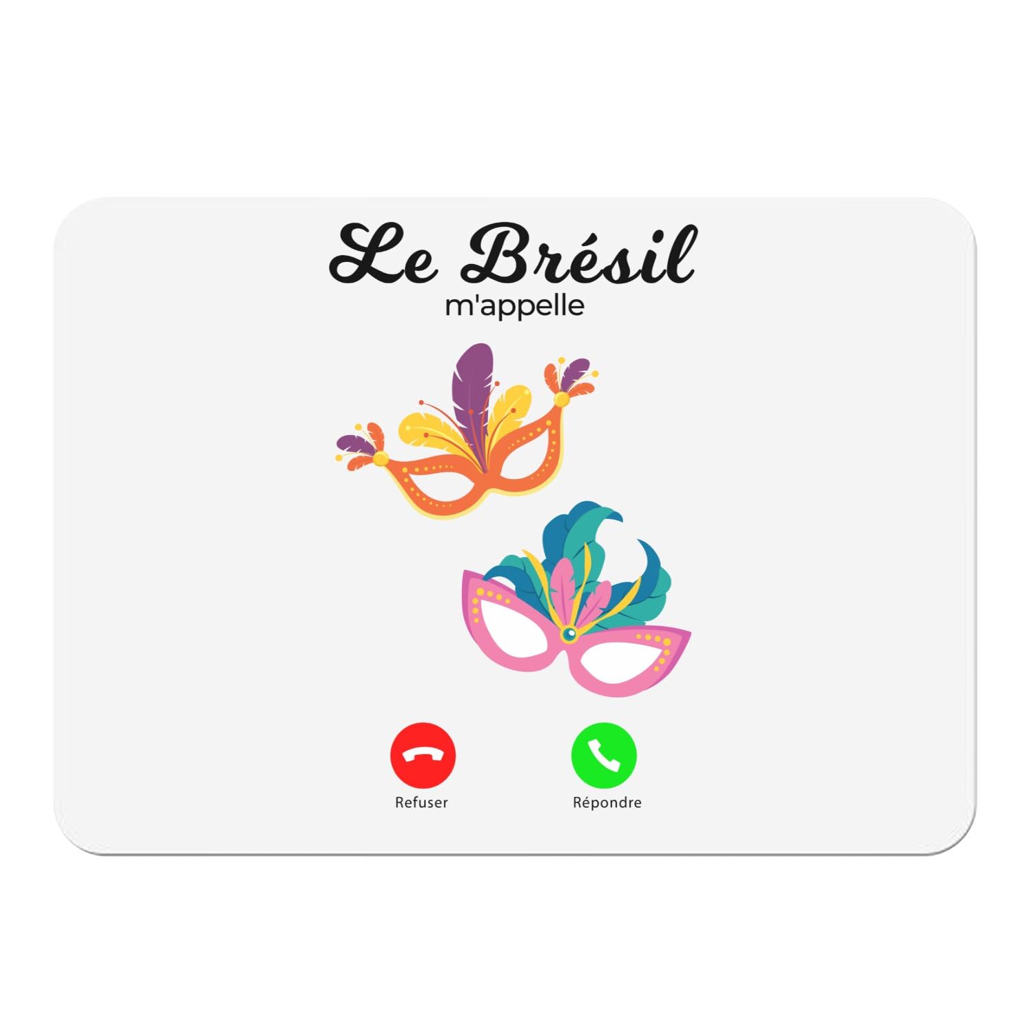 Sets de table en liège blanc Rio : lot de 4 grands napperons souples de 39,5 x 28,5 cm