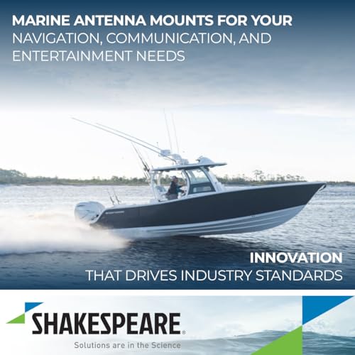 Electrónica náutica y componente de sujeción plateado de 22mm para antenas de barco 5