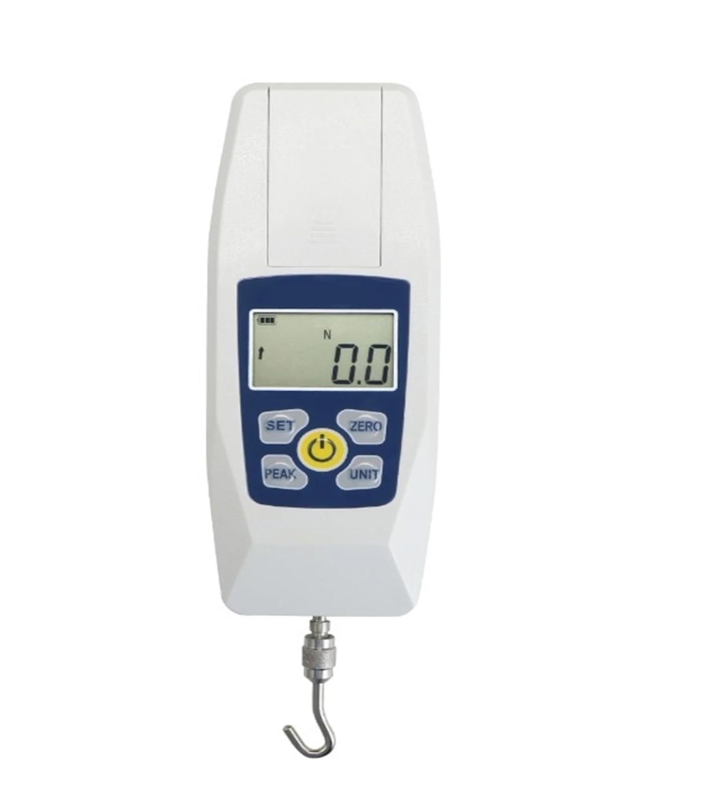 Medidor de fuerza digital, medidor de empuje y tracción, medidor de fuerza portátil con unidades N/LB/Kg/Oz for control de calidad y pruebas de materiales(500N)