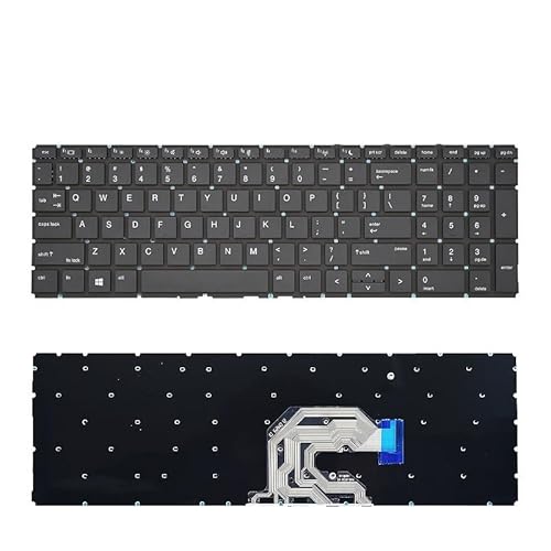 HP Probook 450 G6 G7 455 455R HSN-Q25C HSN-Q22C HSN-Q16C HSN-Q17C L45091-031 用ノートパソコンキーボード(US New No Backlight)