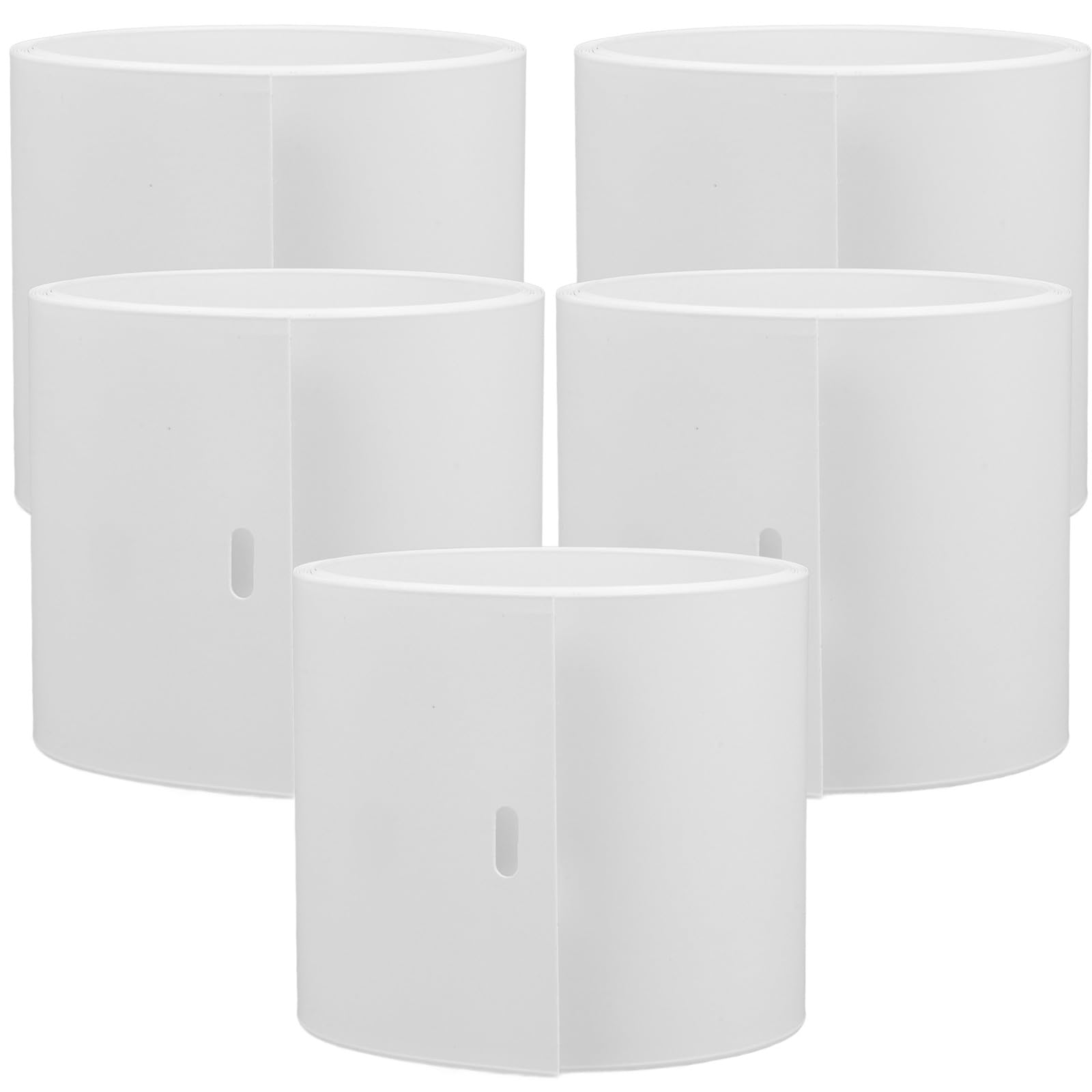 PACKOVE Lamelles pour Stores Verticaux PVC Blanc, Lot de 5 Pièces