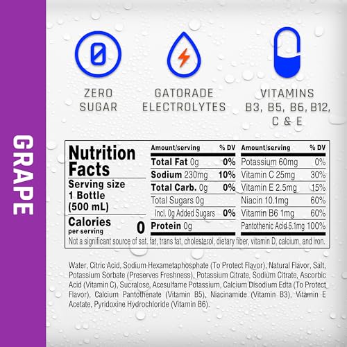 Image of Propel Grape Water,16.9 Fl Oz (Pack of 6)