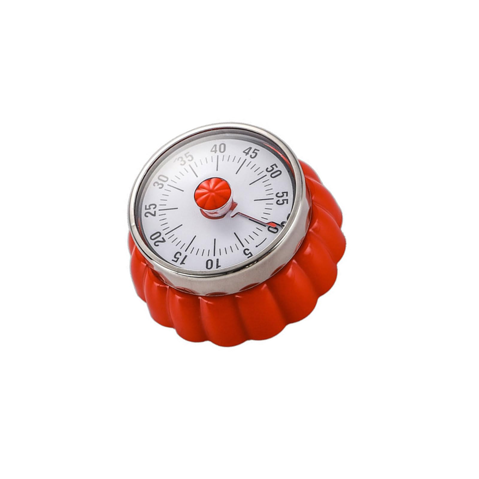 Tsophreniq Stainless Steel Mechanical 60 Minutes Countdowns Kitchen Timer with Loud Alarm for Cooking Time Management Tool Stainless Steel Countdowns Timer