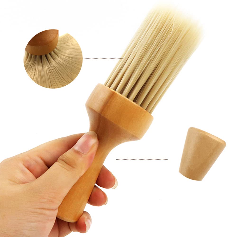 Barber Neck Dust Brush Kit, Professional Barber Neck Duster Soft Cleaning Spazzola per Barbiere Parrucchiere Strumento di Pulizia per Parrucchieri