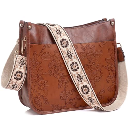 Image of AUYOCO Vegan Leather Crossbody Bags for Women Purse Shoulder Bag