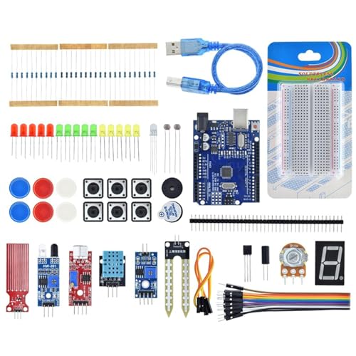 MEIBAOGE Handy-Portable Resistor for Starter Led Potentiometer Tact-Switch Pin Header Breadboard + Retail Box