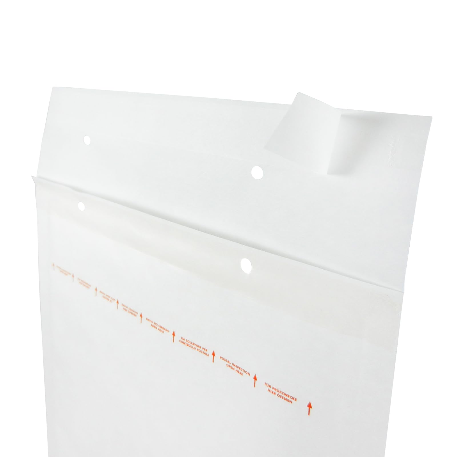 versando 200x D4 Luftpolsterumschläge Innenmaß 180 x 265 mm Außenmaß 200 x 275 mm weiß für DIN A5 / DVD/ B5