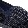 The Slipper Company Mens Twin Gusset Navy Slipper - Size 10 UK - Blue #5