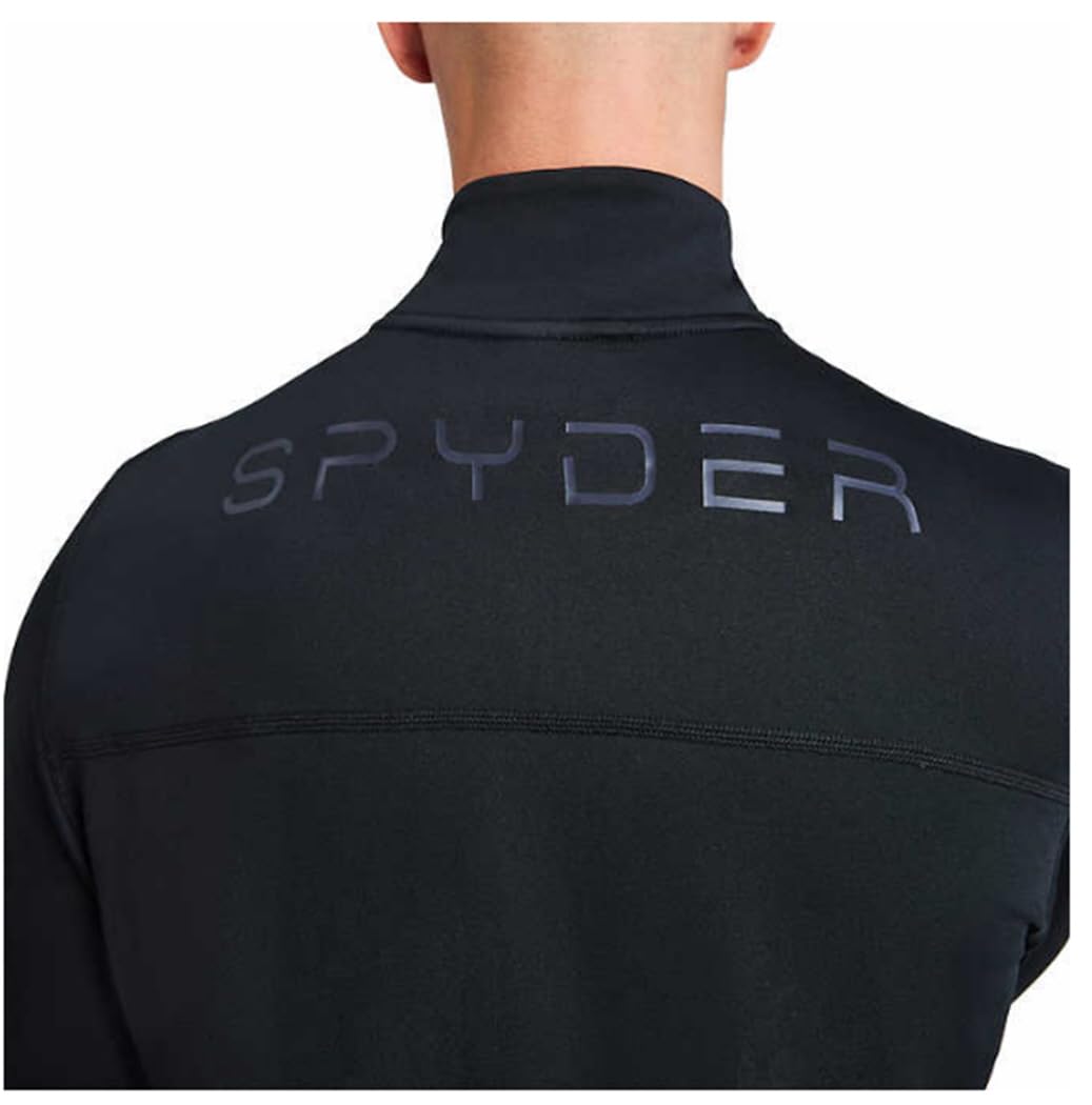 Spyder Męska koszula Active - bluza z długim rękawem i zamkiem błyskawicznym