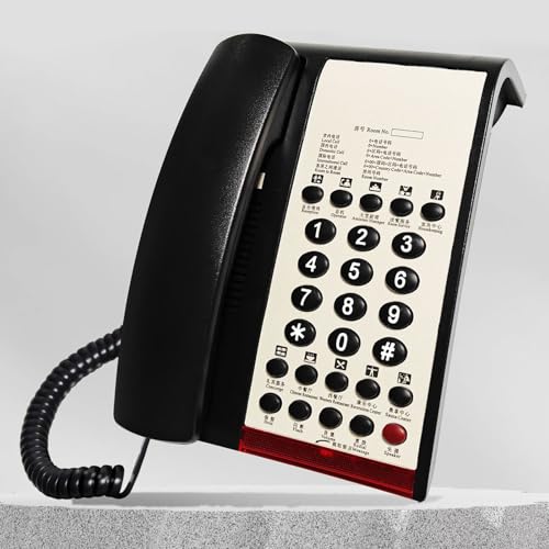 Téléphone fixe pour hôtel avec numérotation instantanée et multi-connexion