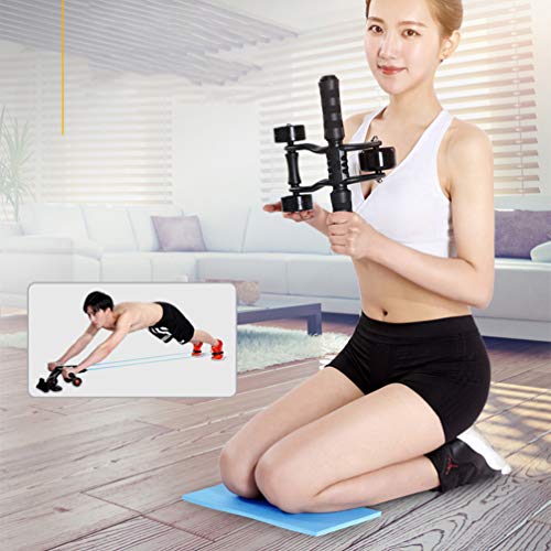 BESPORTBLE AB Rolo de Roda Não-3 - Roda Ab Rolo de Tônico Músculo Abdominal, Equipamento de Treiname