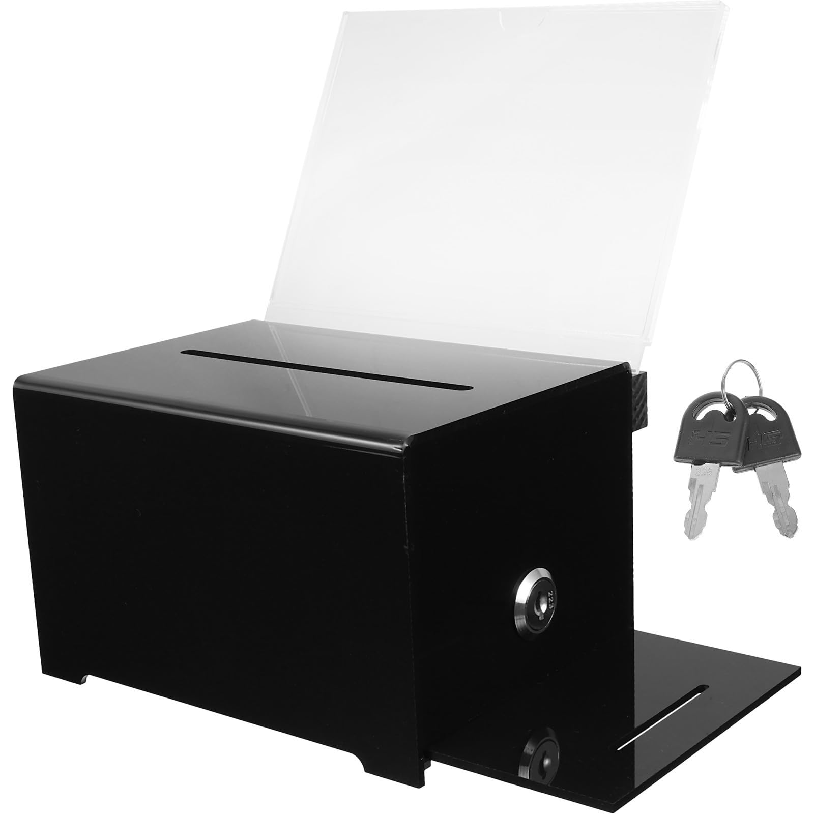 Boîte à Dons Sécurisée en Acrylique pour Protection de la Vie Privée