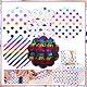 woric 5 Rollen Geschenkpapier Geburtstag, 43cm x 3m Geschenkpapier Rolle Bunt Geschenkpapierrolle Set für Kindergeburtstag Hochzeit Babyparty (Mehrfarbig)