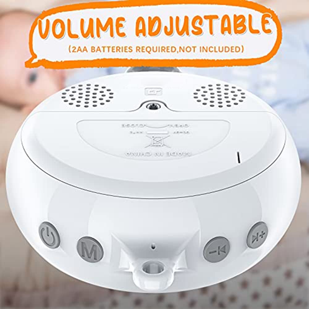 Crib Dribbler Babymuziekdoos Voor Wieg - Mobiele Motor Met Melodieën Voor Babybed Wieg Mobiel Motor Draaiend Muziek Batterij