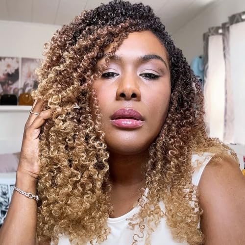 Alrence 12 Inch Yankee Twist Crochet Hair Mini...