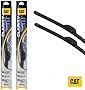 Caterpillar Clarity Premium Performance All Season Replacement Windshield Wiper Blades for Car Truck Van SUV (22 + 22 Inch (Pair for Front Windshield))