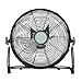 JYCCH Ventilateur de Sol 21"Ventilateur de Sol Industriel et Domestique électrique à Grande Vitesse 7 x 20 x 21 Pouces Usage Industriel Commercial résidentiel (Noir)