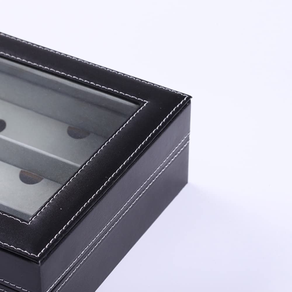 XBTGS Aufbewahrungsbox mit mehreren Fächern, für Uhren, Brillen, Schmuck, Armbänder, Präsentationshalter