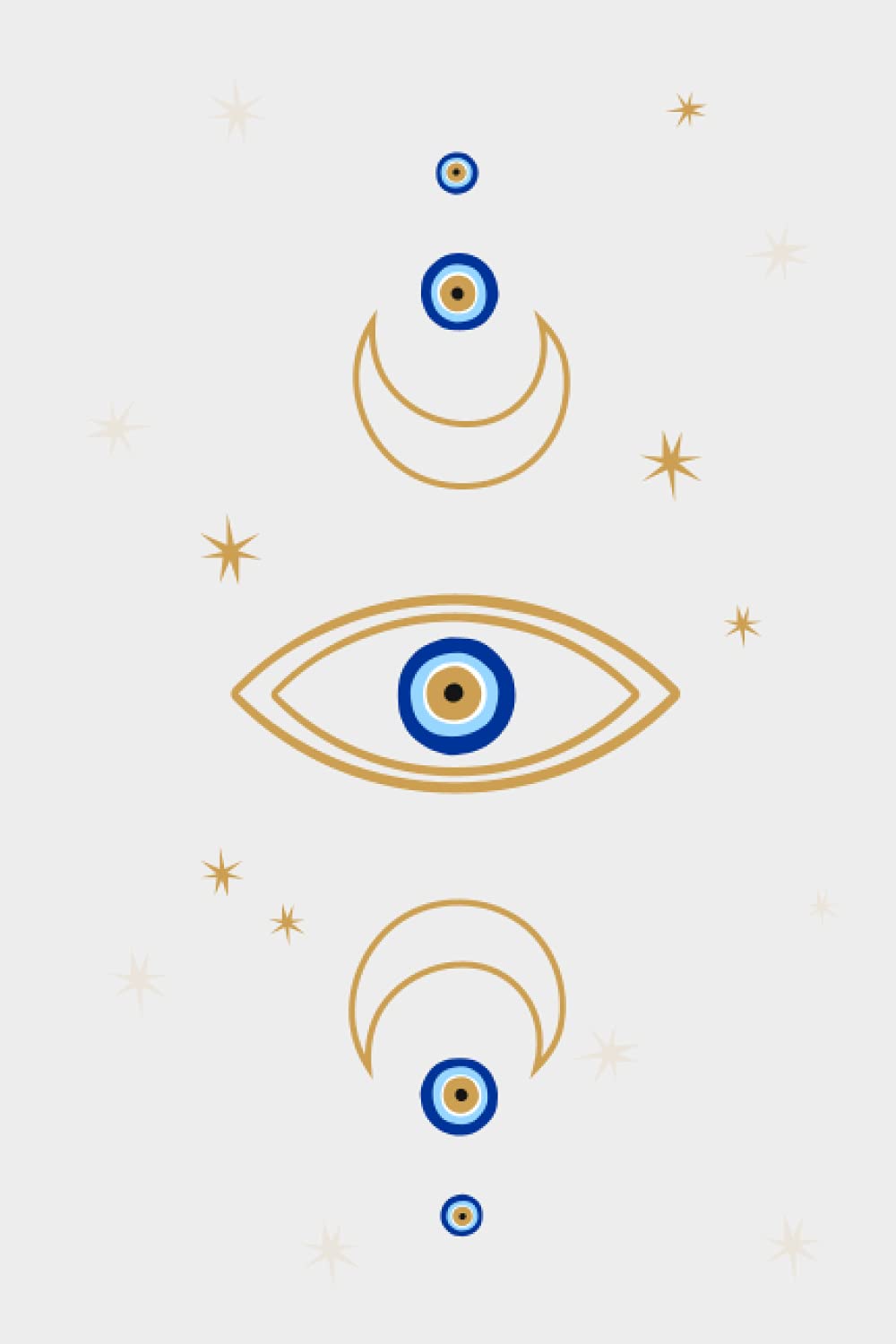 Evil Eye Journal Notebook - Evil Seeing Eye Journal - 6x9 (110 pages): The perfect evil eye notebooks and journal gifts