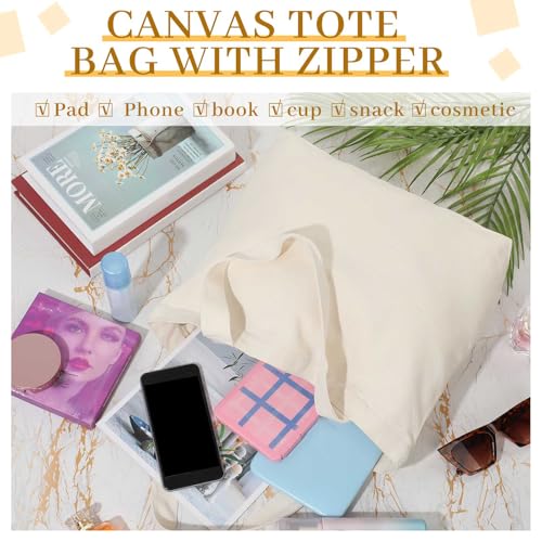 Epakh 10 Pack Canvas Tote Bag