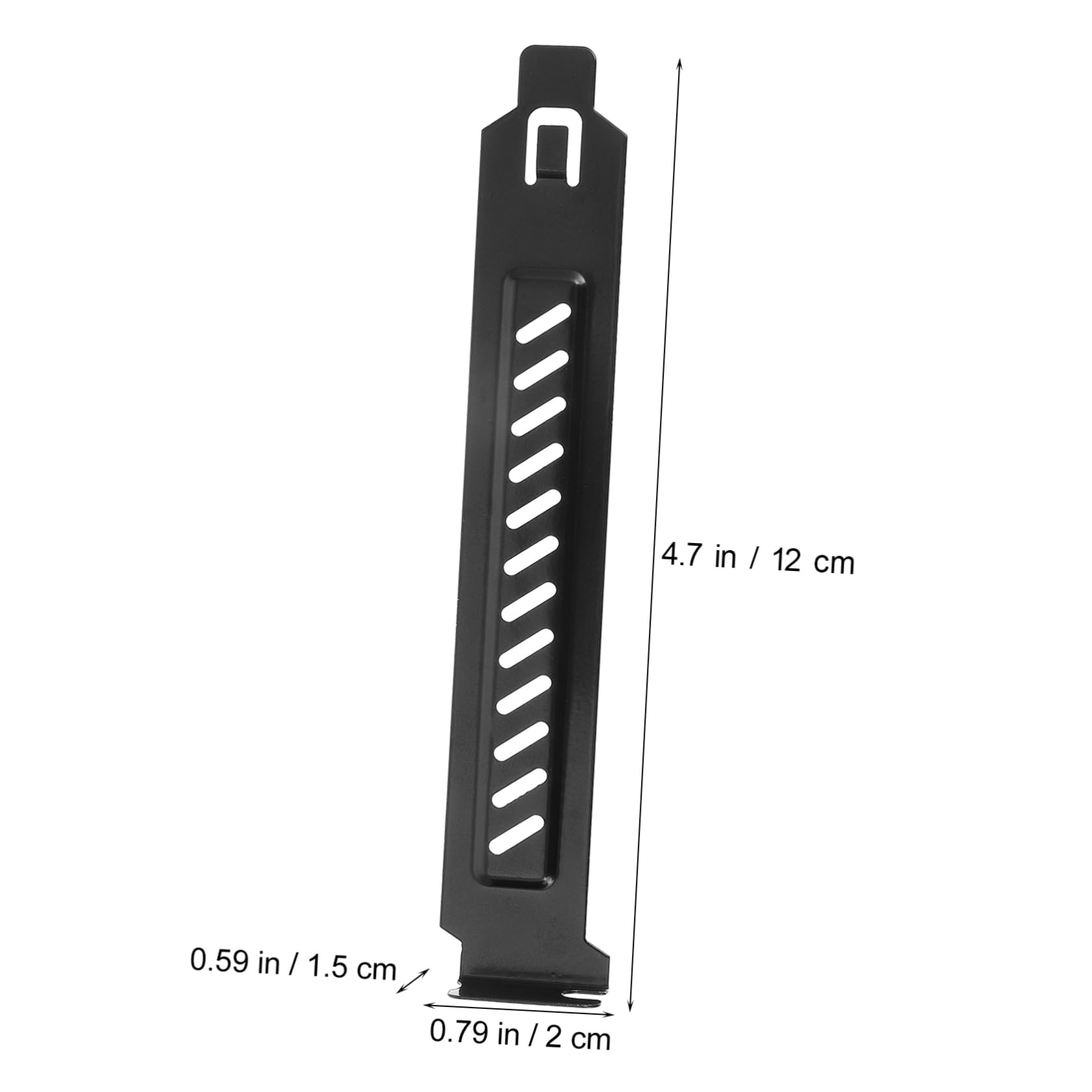 Housoutil 4 Set Cornice Della Scheda Grafica Copertura Slot Pci Copertura Slot Posteriore Piastra Cieca Di Accessori Per Custodie Per Computer Filo Pci L Staffa Vuota 20 Pezzi * 4