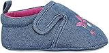  Sterntaler Jungen Mädchen Baby-Krabbelschuh Hausschuhe, Blau (Marine 300), 21/22 EU
