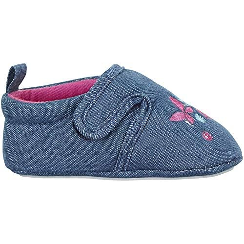 Sterntaler Jungen Mädchen Baby-Krabbelschuh Hausschuhe, Blau (Marine 300), 23/24 EU