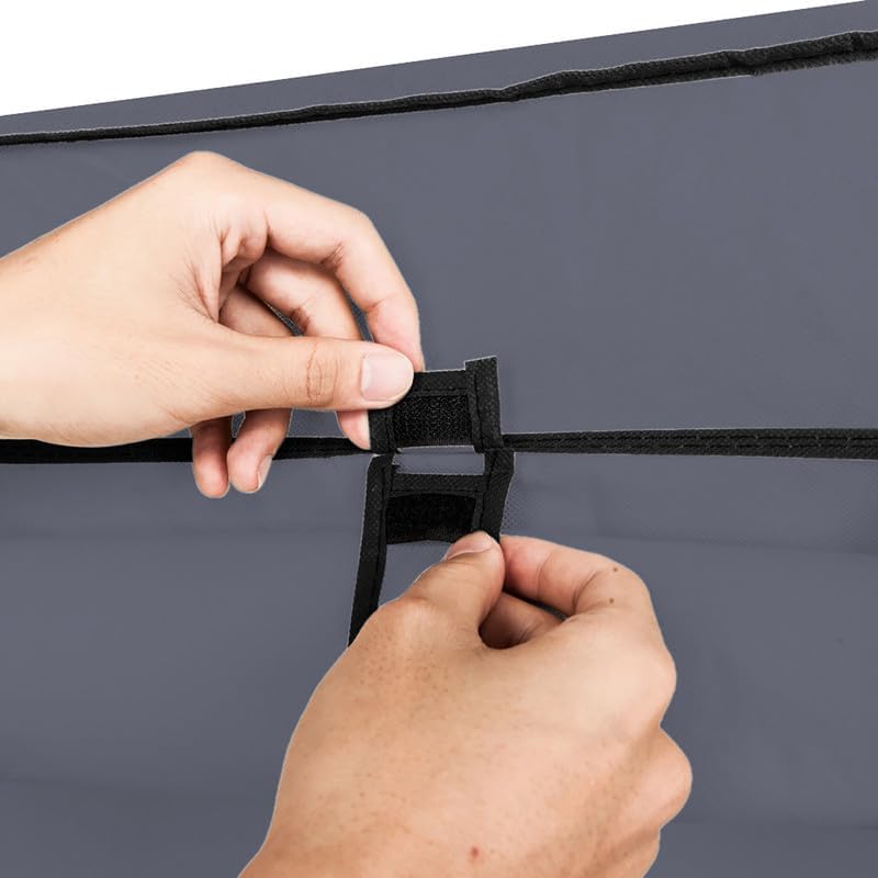 Miniatura 5 de Armario portátil para dormitorio, armario con funda de tela no tejida, barra móvil para colgar ropa y 6 estantes de almacenamiento, organizadores de