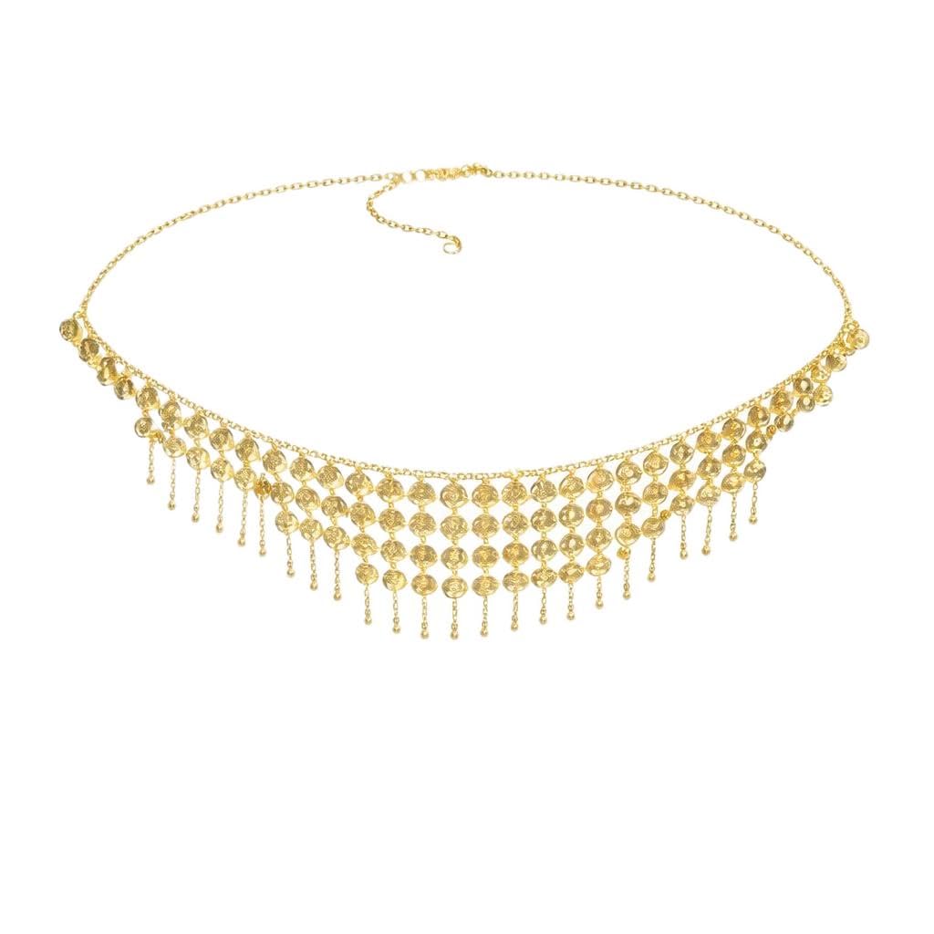 Women's Belly Dance Tower Shape Metal Hip Scarf