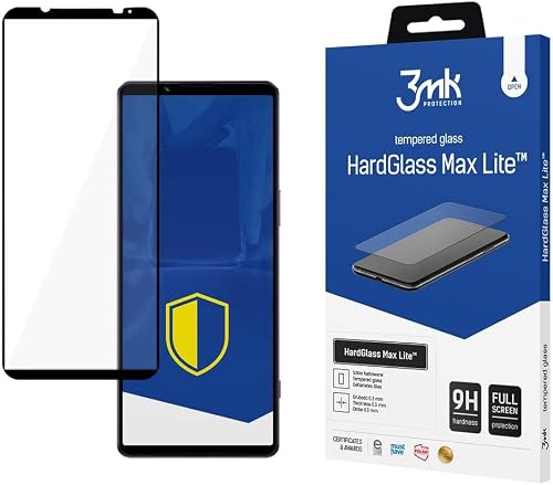 9H Vollbild-Hartglas für Sony Xperia 1V - 3mk HardGlass Max Lite