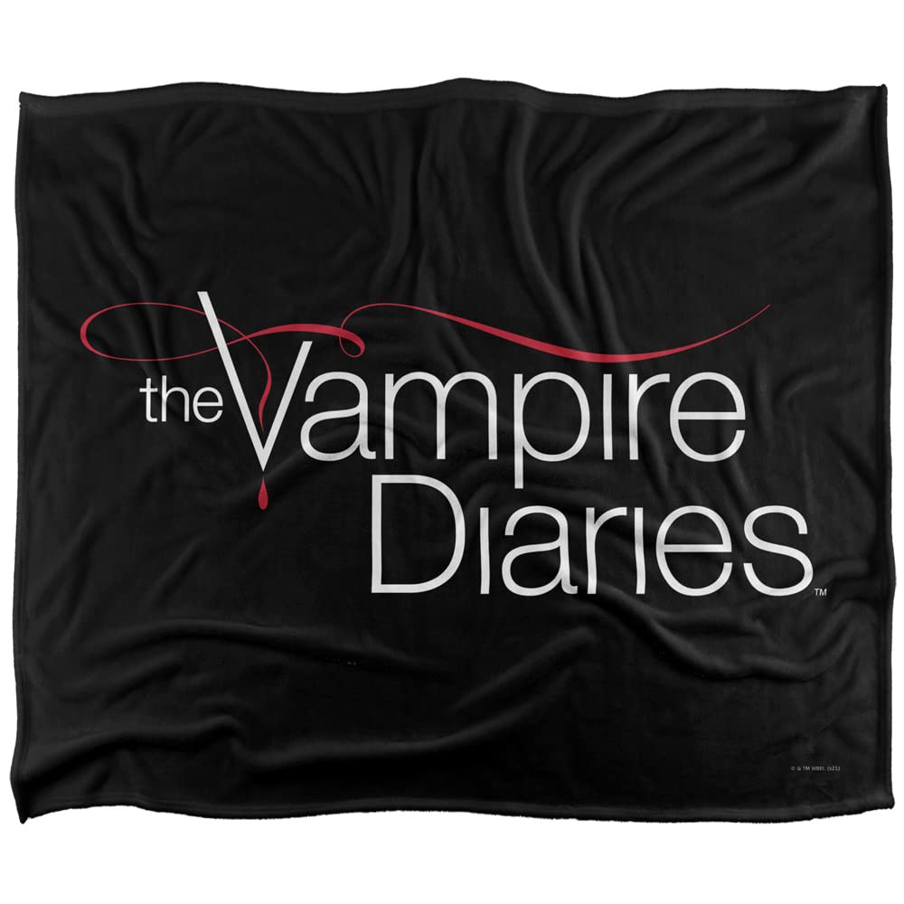 VAMPIRE DIARIES Silky Touch Kuscheldecke, Optimalweich, 152 x 127 cm