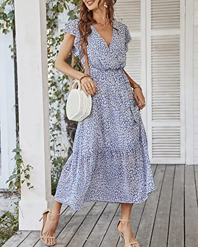 Bequemer Laden Donna Estivo Casual Floreale Lungo