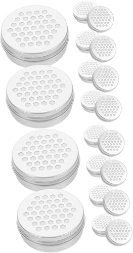 Balacoo Caja de aluminio con rosca hueca, herramienta de entrenamiento de nariz de perro, velas de estaño para entrenamiento de olor de perro, 20