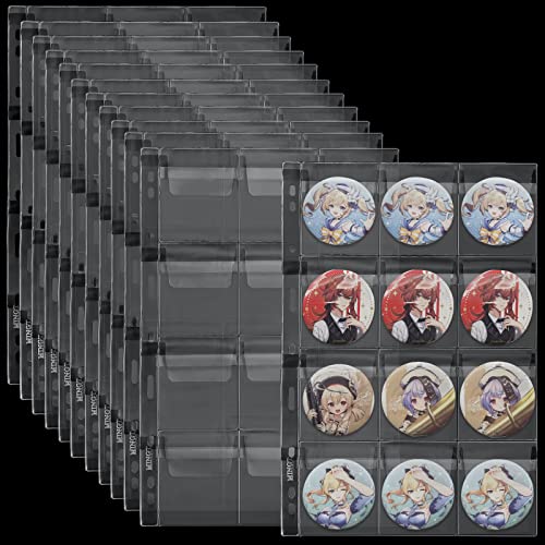 Amazon.co.jp: RILIHII【20枚／セット 】57mm 缶バッジ 収納 缶