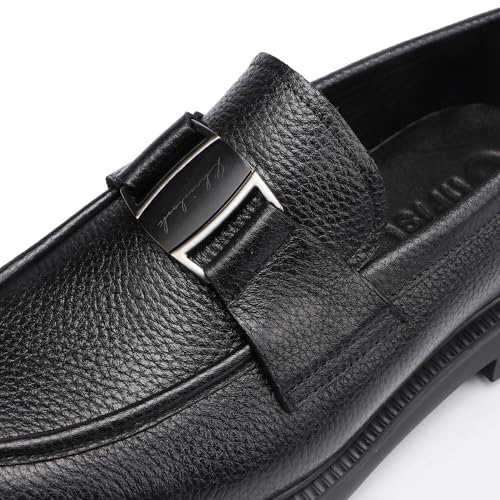 Image of Dress Shoes for Men,Classicial Leather Loafers Slip on Formal Business Shoes Penny