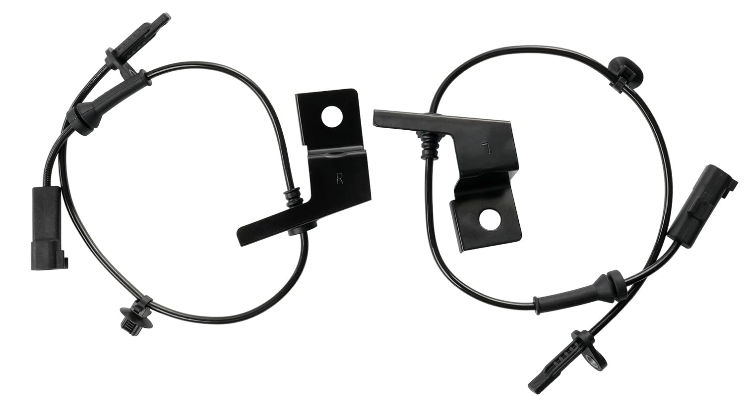 Photo 1 of 2PCS Front ABS Wheel Speed Sensor Left & Right Compatible with 2013-2020 Ford Fusion, 2013-2020 Lincoln MKZ Driver & Passenger Side ABS Sensor Replace ALS2595 ALS2596 ABS240 ABS241