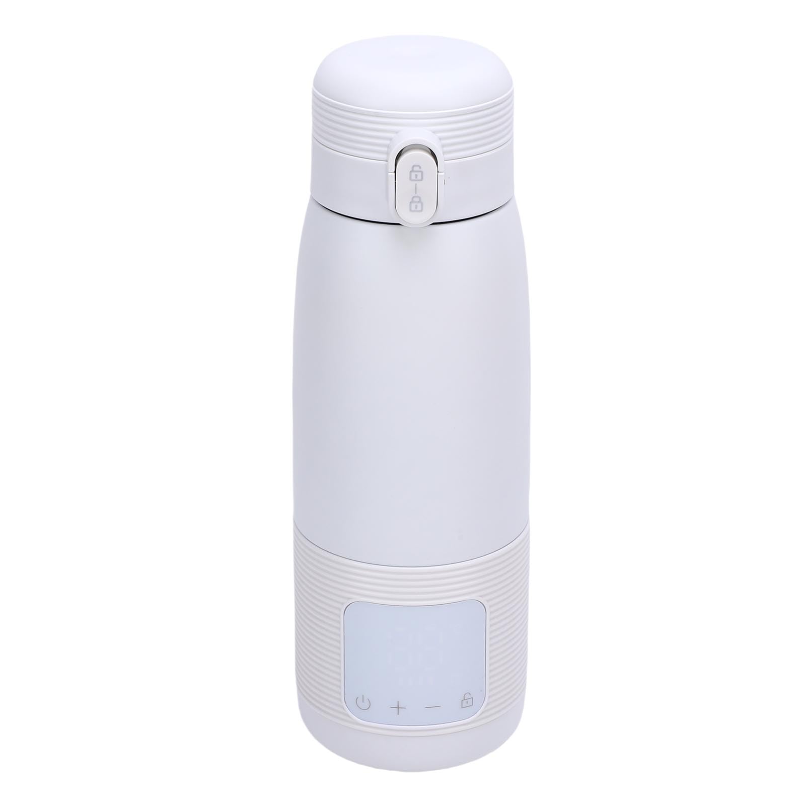 Generic Calentador de Biberones Portátil, Ligero y Recargable, Control de Calor Ajustable de 37 ℃ a 55 ℃ para Viajes, Acampadas y Necesidades de Niños Pequeños (500 ml 6400 mah)