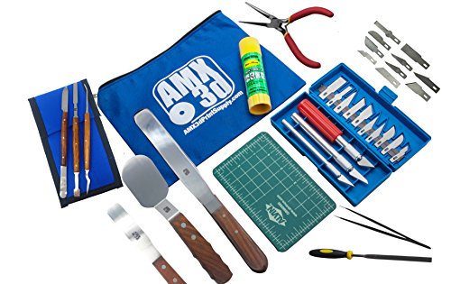 AMX3d Pro Grade 3D Printer Tool Kit - All The 3D Printing Tools