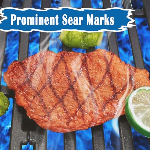 Image of SafBbcue 16.5 inch Grill Grates for Kenmore 4&5 Burners Replacement Grill Parts Kenmore 146.23680310 146.30213510 146.23770310 146.47468610 146.47469610 PG-40406S0L Cooking Grates Bbq-pro 146.23676310