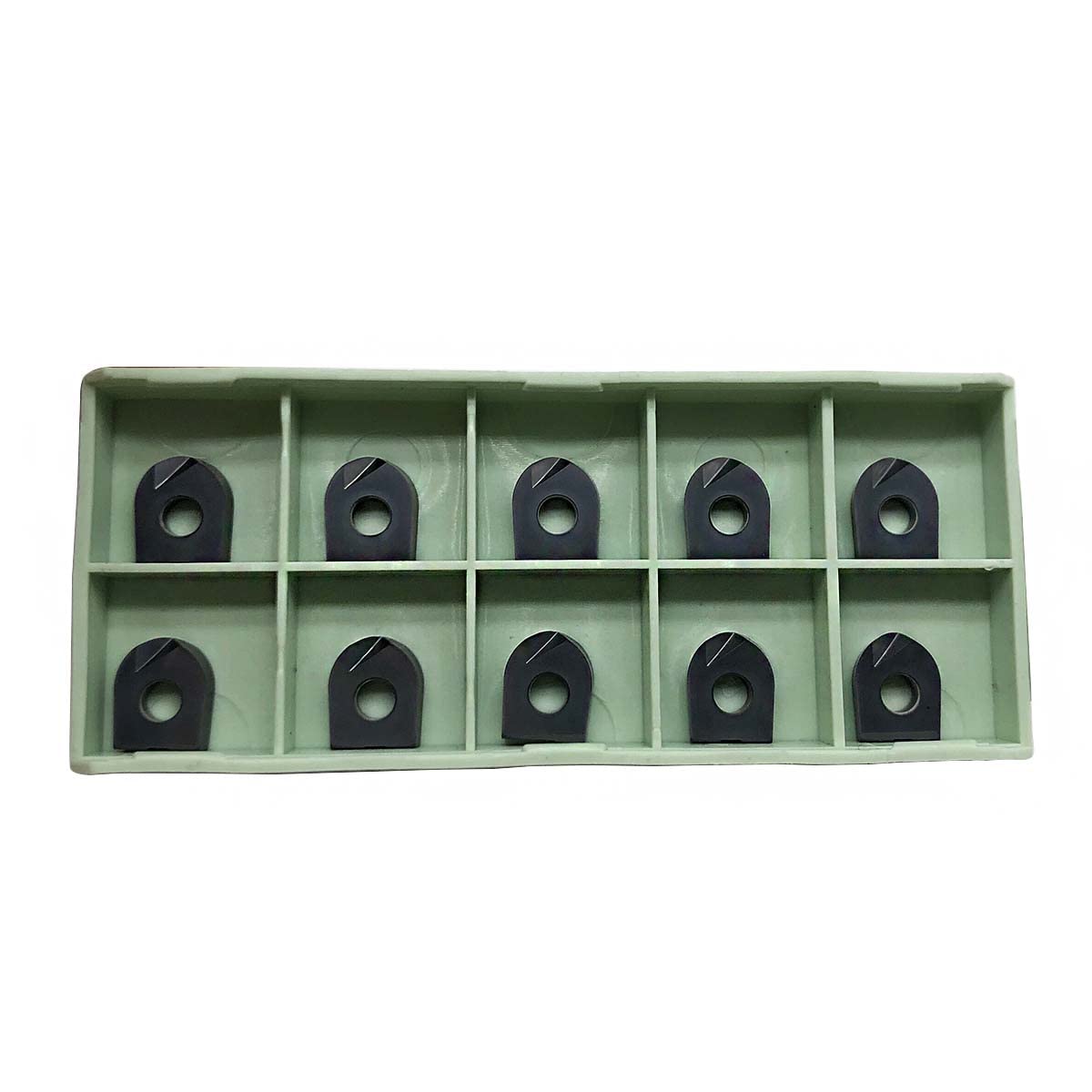 GBJ 10PCS P3200 -D10 /R5 Semicircle Spherical Milling Inserts for Finishing Process Finishing Carbide Inserts for T2139 Series Holder (P3200-D10 /R5)