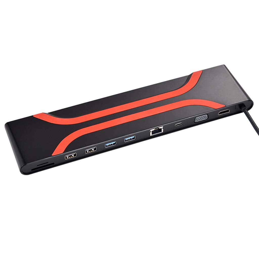 USB Type C HUB to HDMI RJ45 Card Reader USB 3 0 PD Adapter USB C HUB for