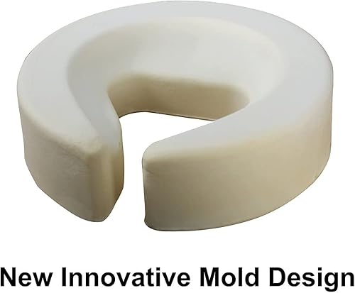 Miniatura 3 de TOA Suministro ultra suave spa mesa de masaje silla media luna descanso cuello cabeza almohada cojín (café)