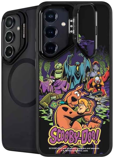 Skinit Kickstand Phone Case Compatible with Galaxy S25 Plus - Officially Licensed Scooby Doo vs Monsters Design