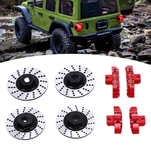 Rotor hexagonal y pasadores de aleación de alta precisión para chasis Traxxas 4 Tec 6