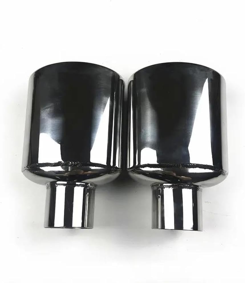 Spare Parts 1Pcs Car Rear Exhaust Tip Stainless Muffler Tail Pipe Nozzle For AMG Style Modified 54MM Inlet Diameter Single Outlet