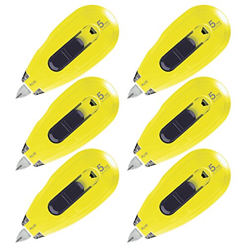 Plus(プラス) 38876 Guard Your Id Camo Tape Identity Theft Prevention Security Stamp 6 Piece Yellow thumb #1