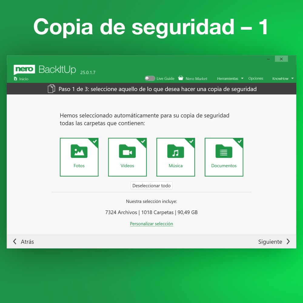 Nero Software de copia de seguridad ganador de múltiples pruebas - recuperación de datos, copia de seguridad automática, recuperación | licencia ilimitada | 1 PC | Windows 11 / 10 / 8 / 7